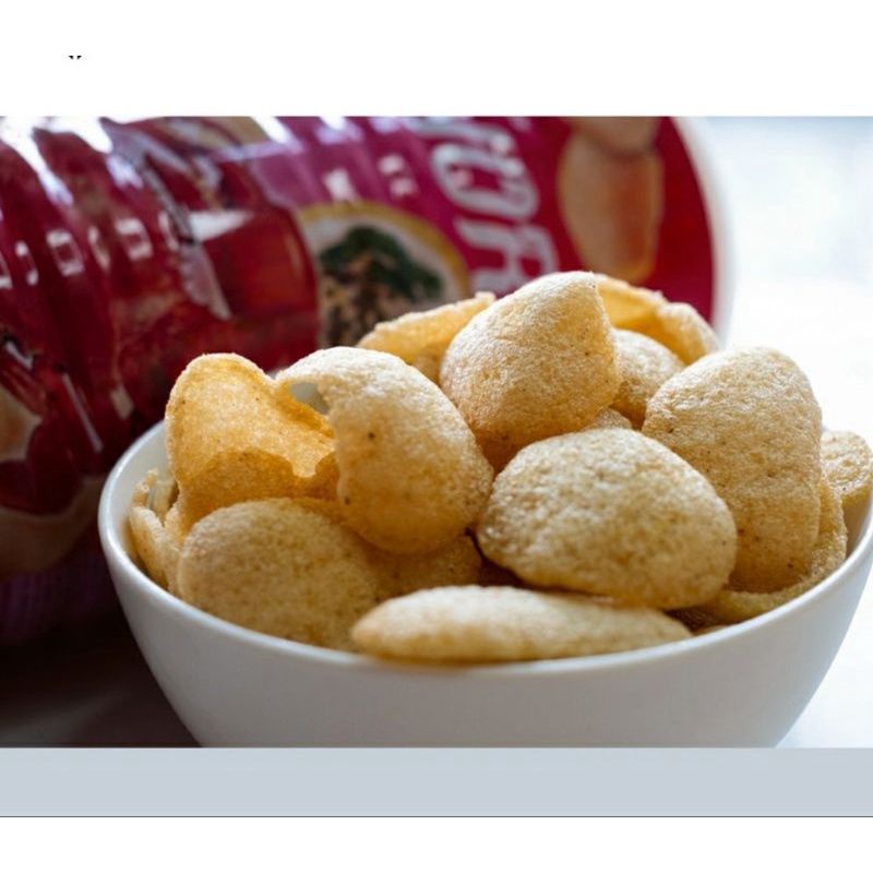 Bánh Snack Tôm/Cua MANORA 90g Lon Đỏ/Hồng [Hàng Nhập Thái Lan]