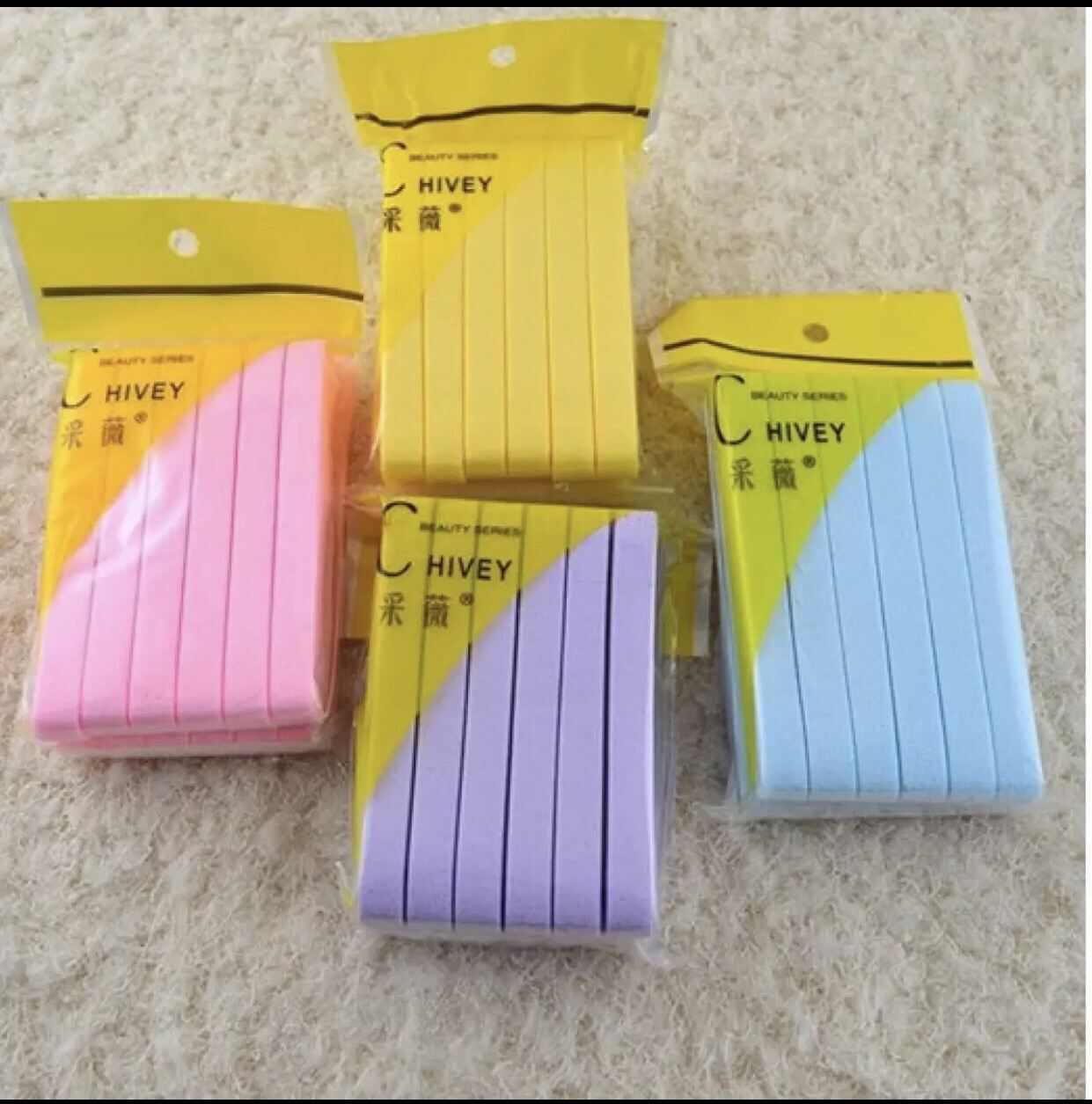 Bông Nở Rửa Mặt Chivey - Bọt Biển Rửa Mặt Chivey - Bịch 12 miếng