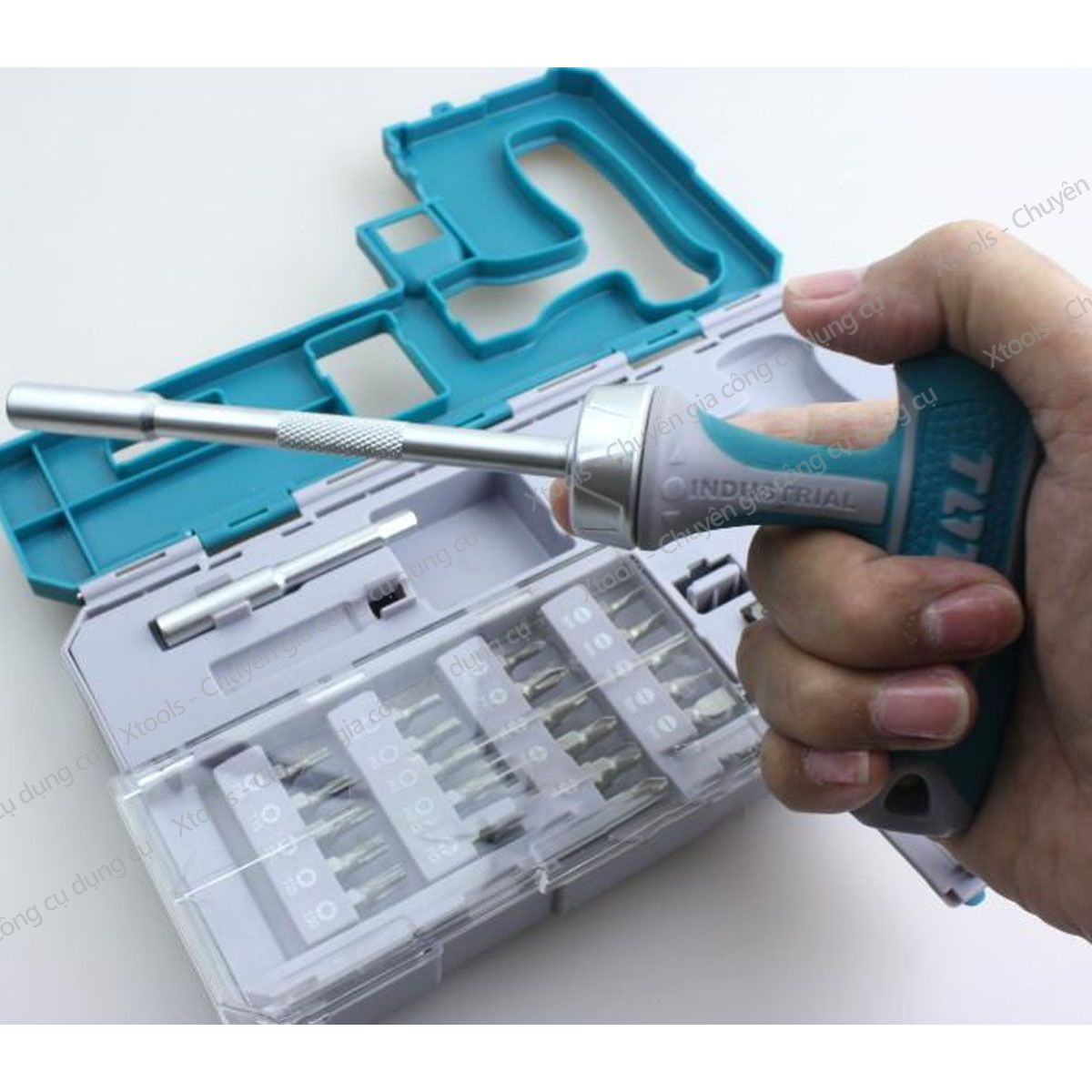 Total ticsd30256 25 PCs multi-function T screwdriver set disassembled screwdriver set made of sturdy alloy steel screw driver