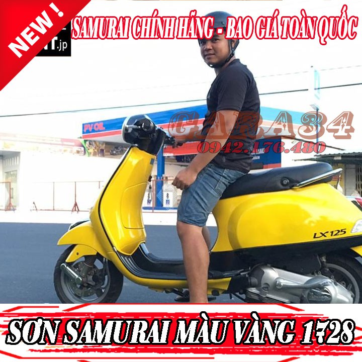 [HCM]COMBO SƠN SAMURAI MÀU VÀNG TƯƠI 1728
