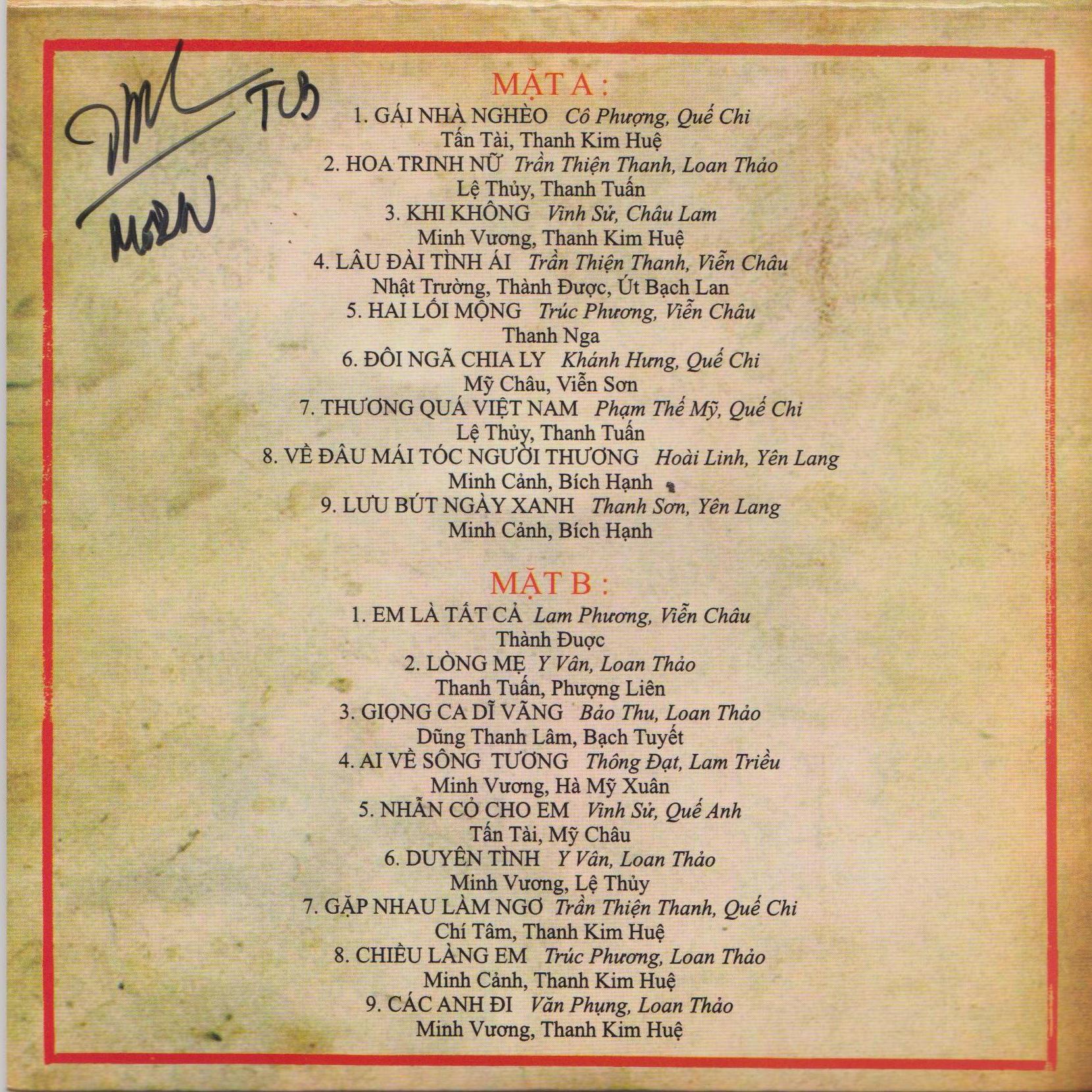 Bộ 6 đĩa cd tân cổ 1-3
