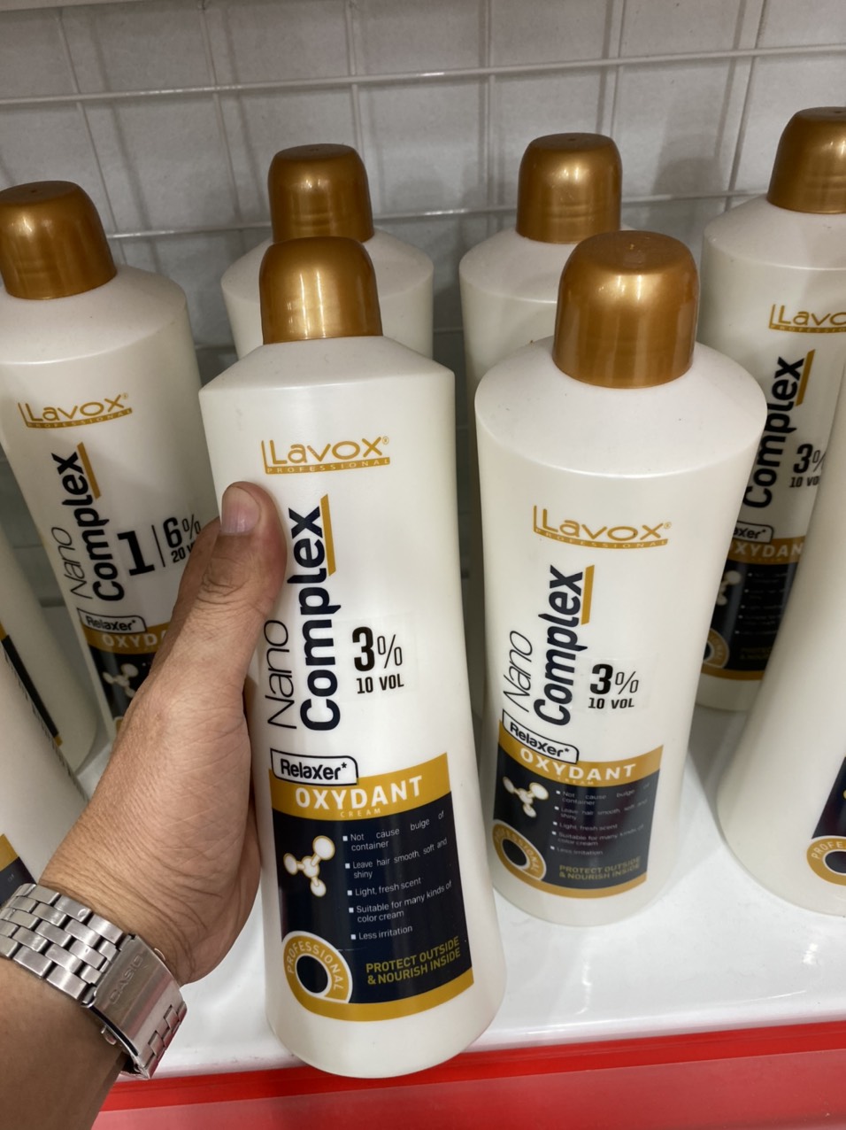 Oxy Trợ Nhuộm Siêu Dưỡng Lavox Nano Complex