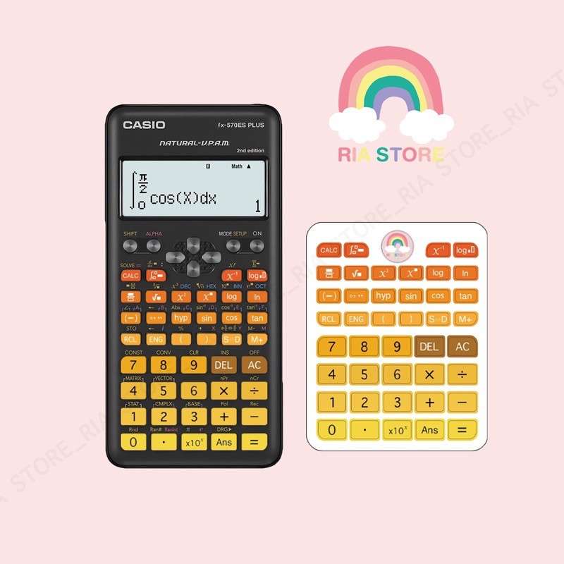[HCM]Miếng dán nút phím máy tính casio 570-2nd