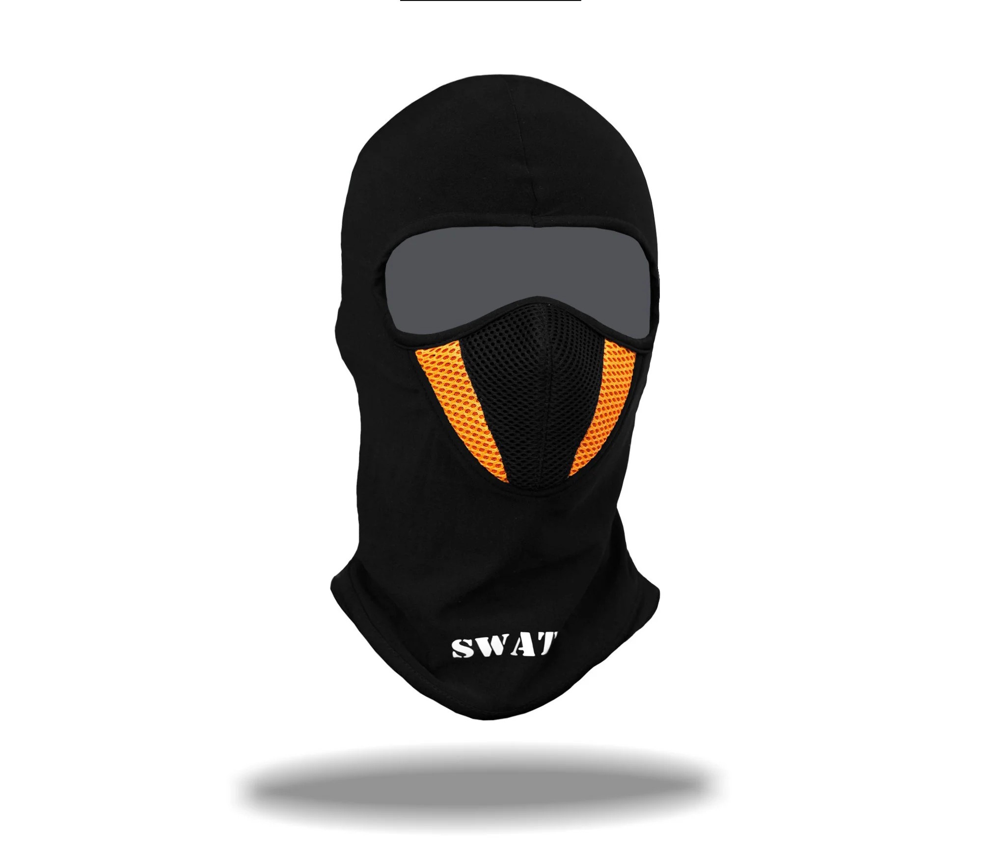 Khăn ninja SWAT X2 đen cam 3 lớp cao cấp