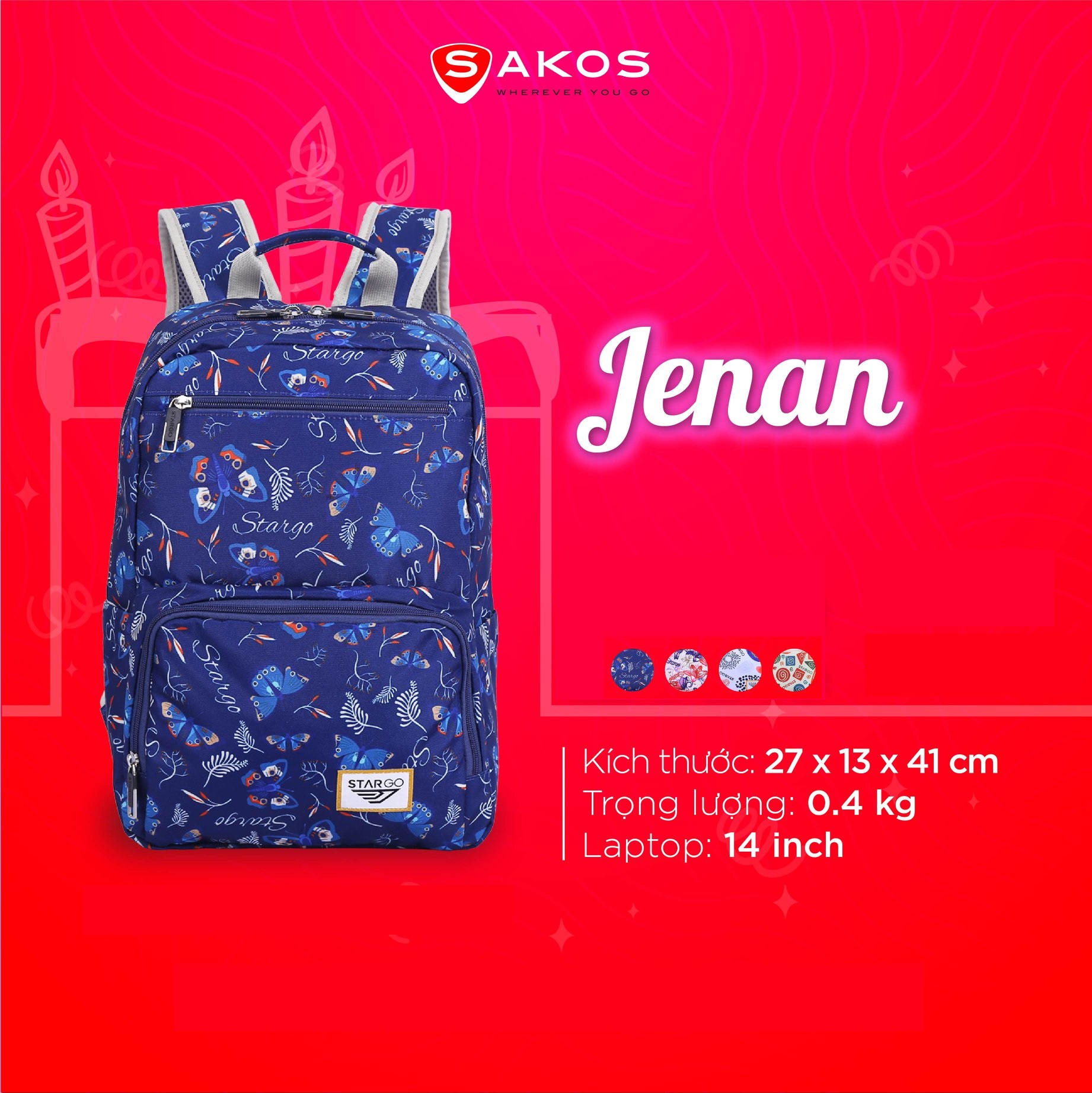 [HCM]BALO THỜI TRANG STARGO JENAN