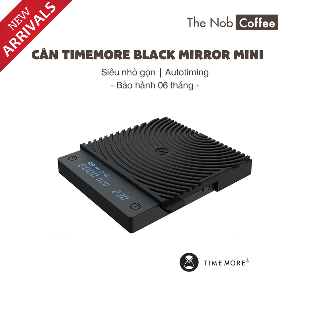 Cân Timemore Black Mirror Mini | Cân điện tử mini chuyên dụng pha chế cà phê