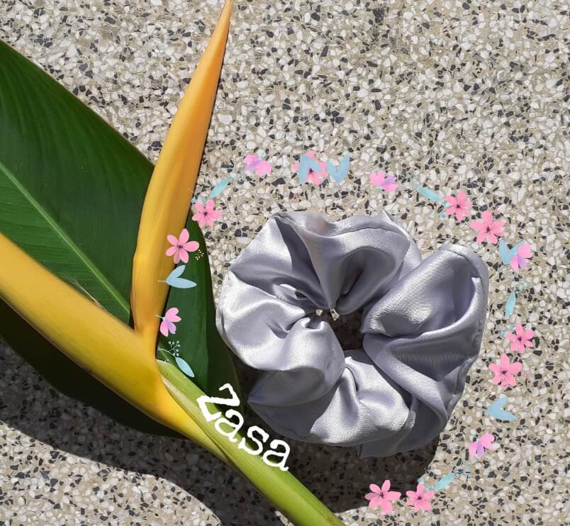 Dây buộc tóc, cột tóc scrunchies phi bóng dễ thương siêu rẻ - Zasa