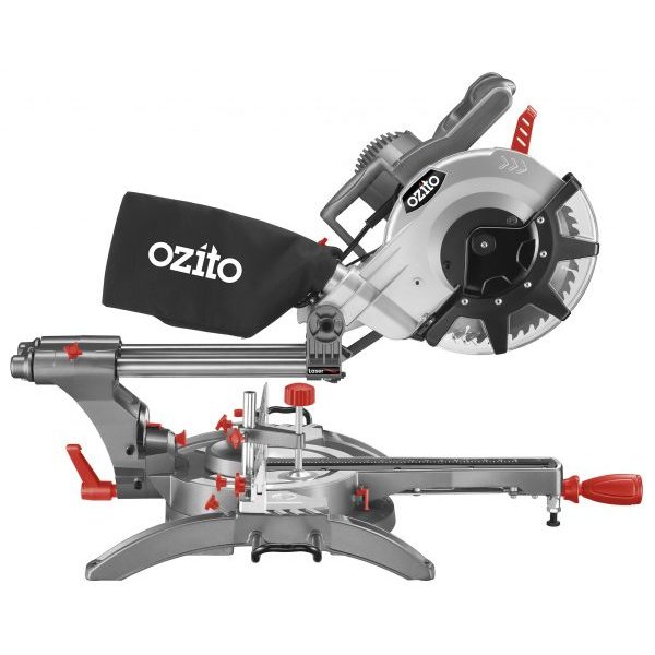 [HCM]MÁY CƯA TRƯỢT ĐA GÓC NGHIÊNG ĐƯỢC 2 BÊN OZITO CÓ LASER SCMS-2125 HÀNG MỚI 100% NHẬP KHẨU ÚC