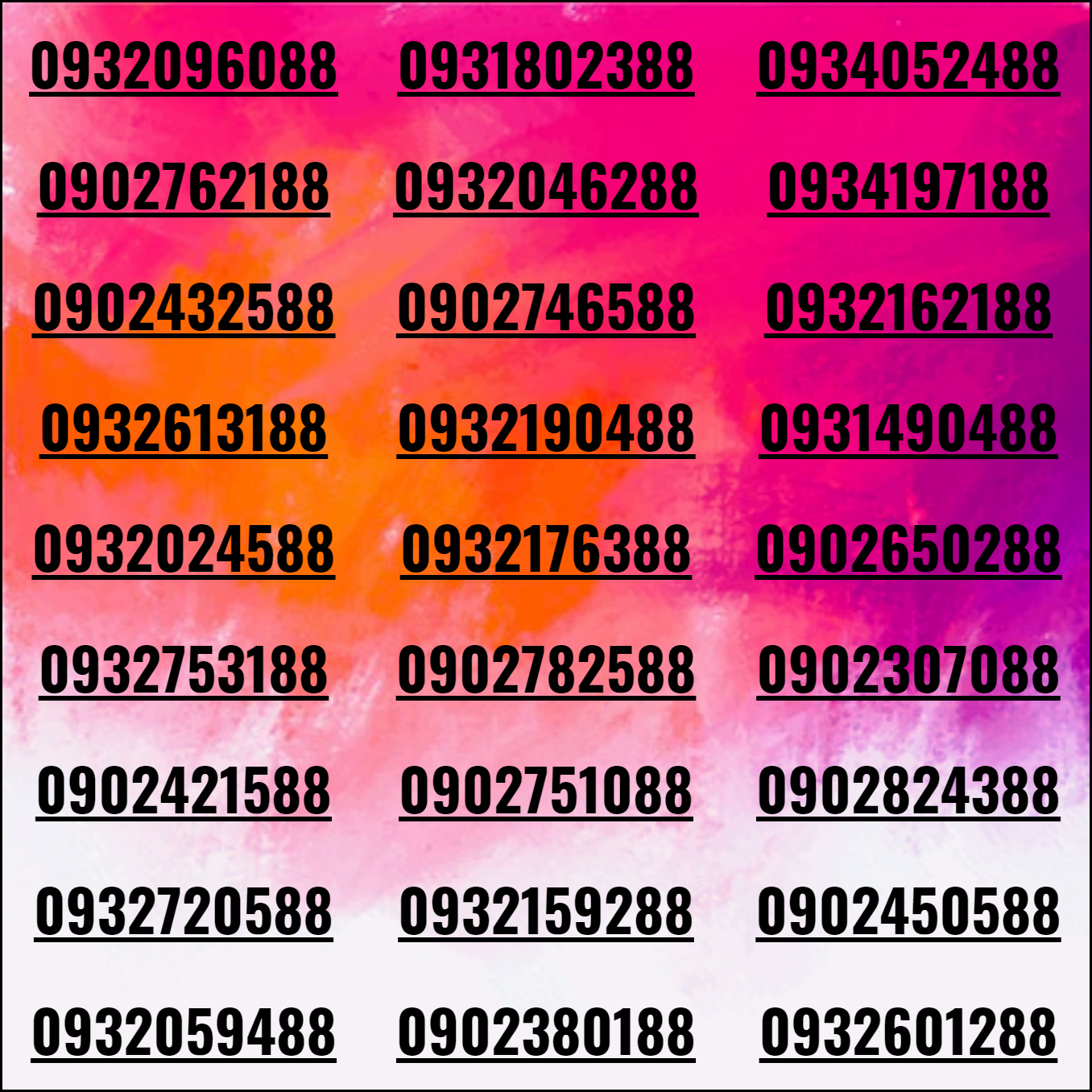 Sim đẹp phong thủy đầu 09 đuôi 99, 88 và 68