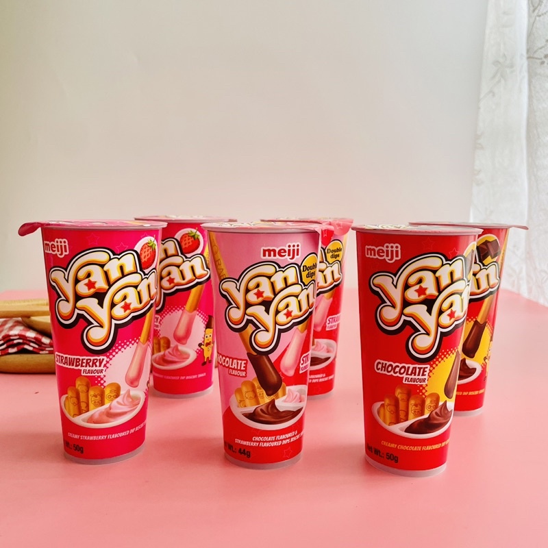 Bánh que chấm kem Yan Yan Meiji 44gr