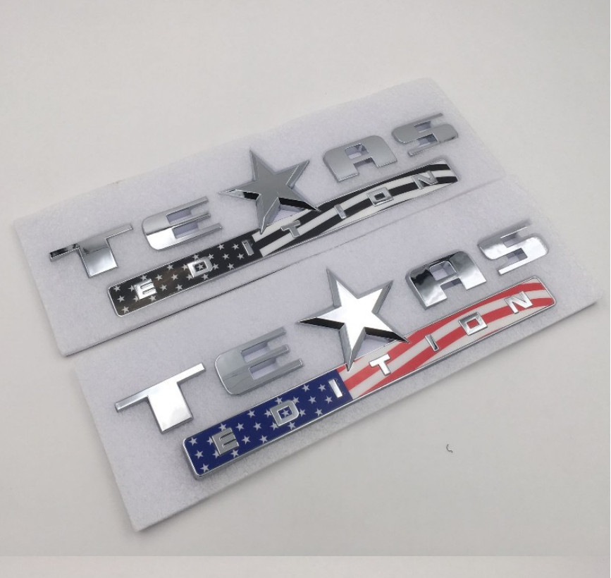 Logo 3D chữ nổi TEXAS EDITION