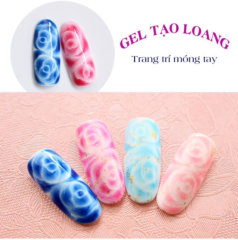 [HCM]Chai tạo gel loang (chai sứ)