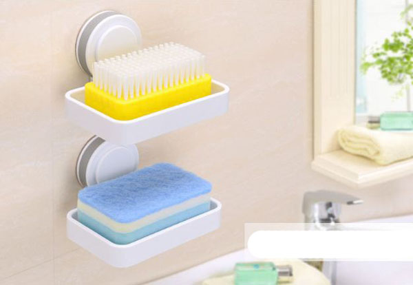 Kệ đựng xà phòng hút chân không Ecoco Hàng cao cấp