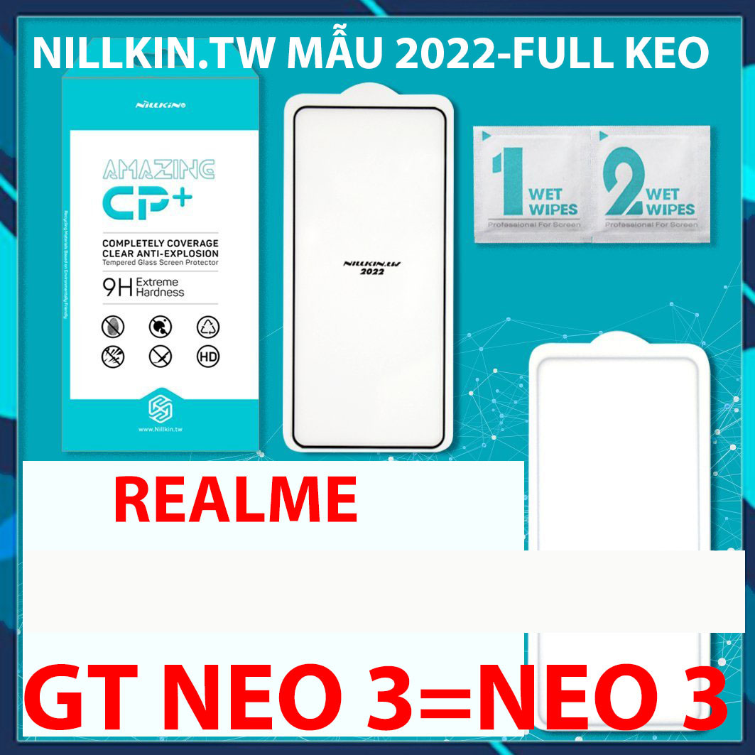 Kính cường lực Nillkin.tw mẫu 2022 cho Realme GT2 Pro/GT 2 Pro/GT2/GT 2/Neo 3/GT/GT Neo 3/GT Neo 2/GT Neo/9 Pro Plus/9 Pro/50 Pro/9i/8 Pro