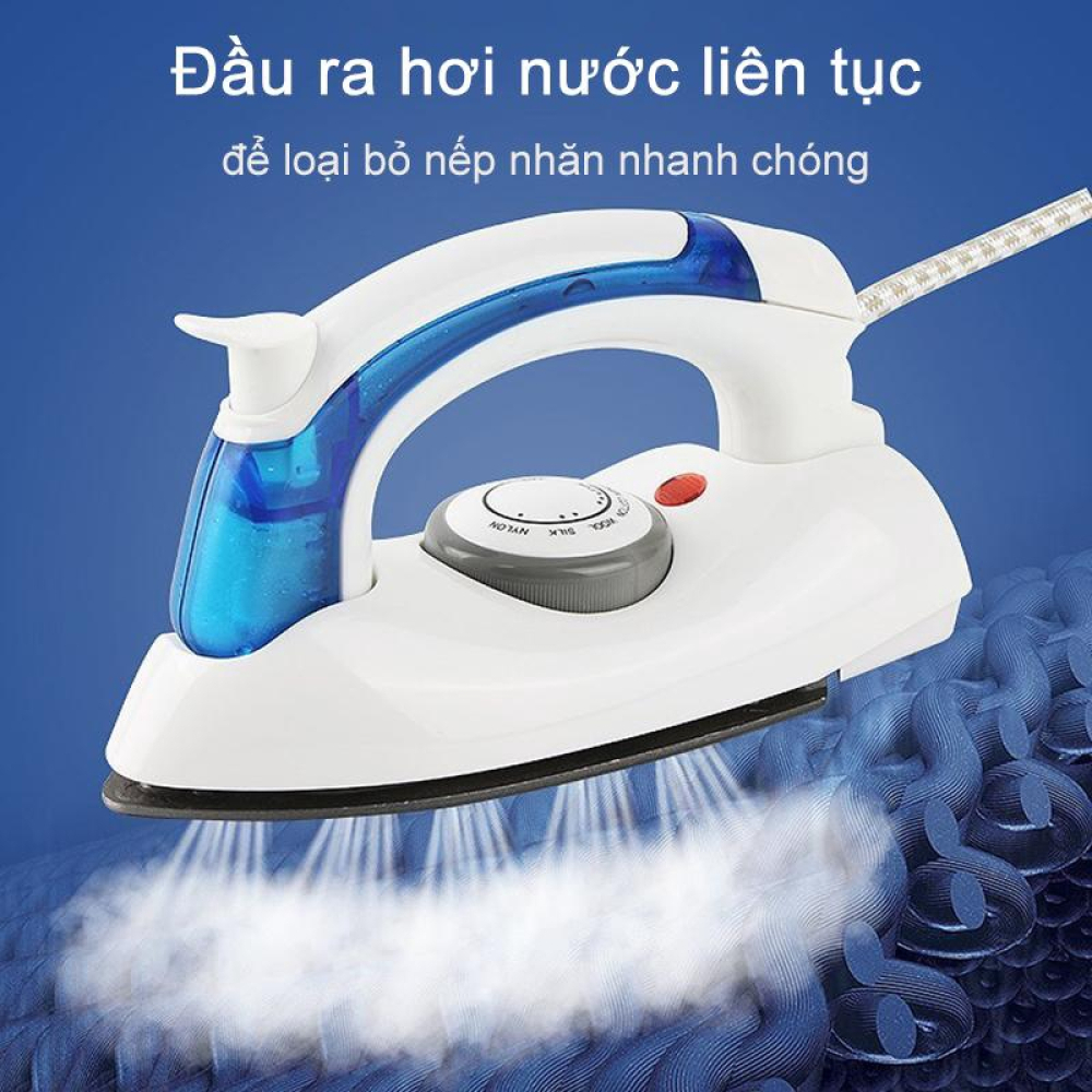 Bàn ủi ,bàn là hơi nước du lịch mini hetian travel iron gấp gọn .đtvm