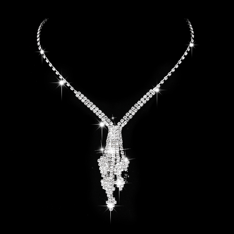 BỘ TRANG SỨC NỮ HOÀNG TUYẾT KIM CƯƠNG ZIRCON SANG TRỌNG QUÍ PHÁI BTSBAMBOO1