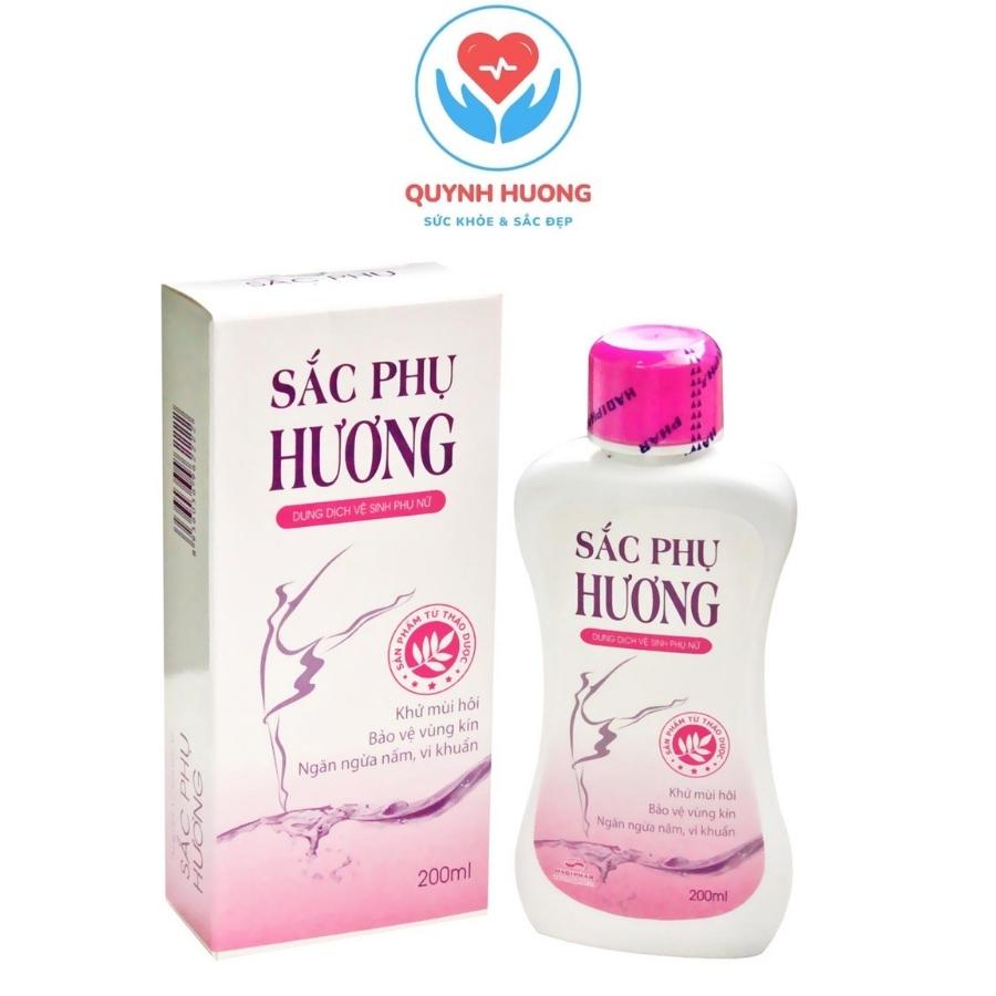Dung dịch vệ sinh phụ nữ Sắc Phụ Hương - Vệ sinh vùng kín