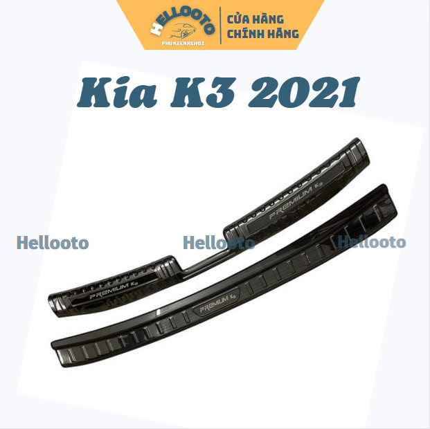 Nẹp bậc cốp, nẹp chống trầy cốp xe Kia K3 2021 2022 2023 Mẫu Titan Cao Cấp - tặng kèm keo tăng dính