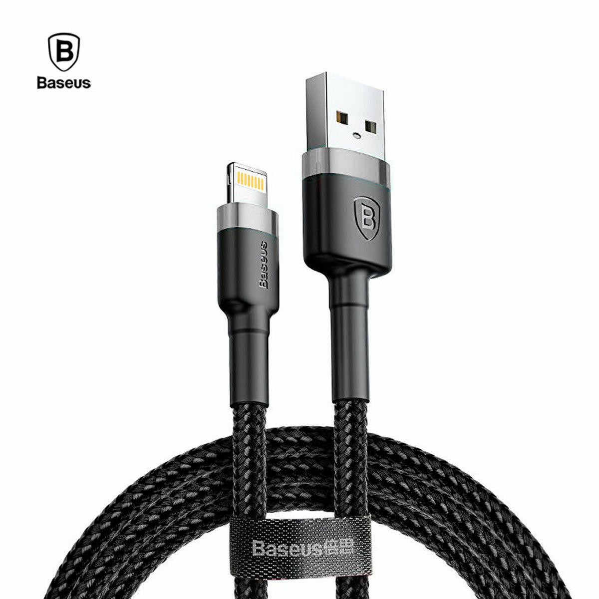Baseus Cafule USB Lightning Cable 2.4A Data Charging For iPhone X Xs XsMax Xr 8 1M