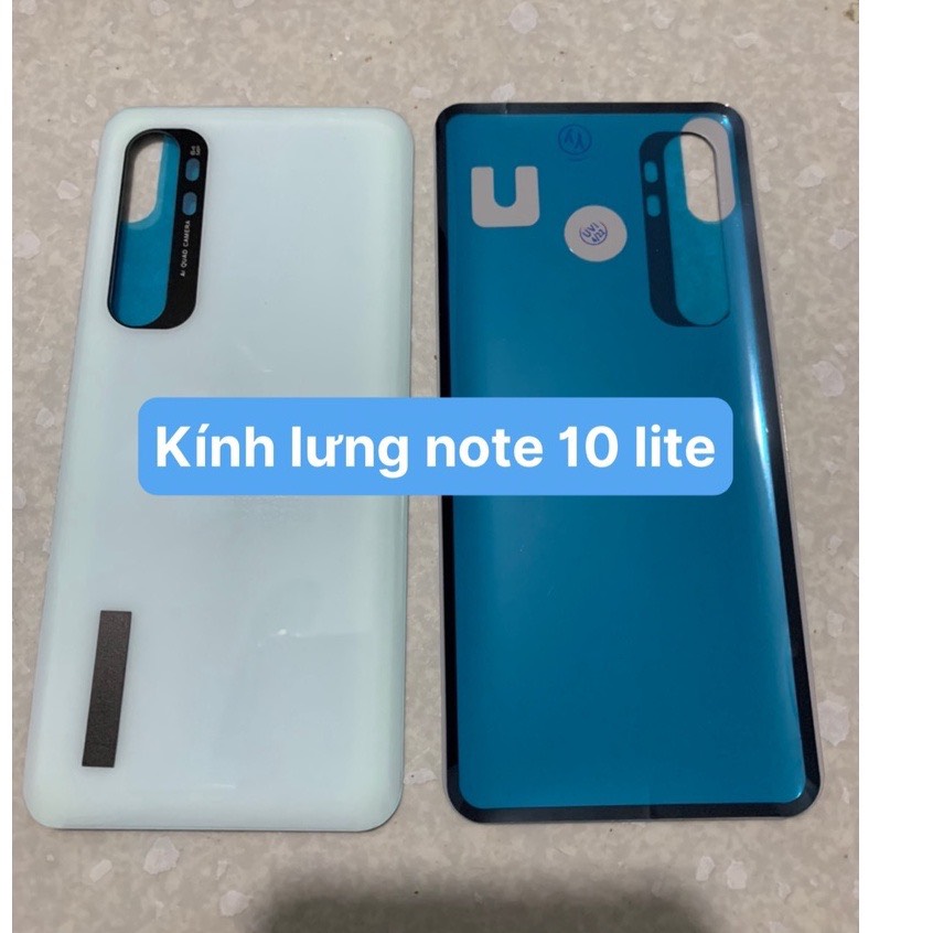kính lưng(nắp lưng sau) ZIN MỚI ĐIỆN THOẠI  xiaomi note 10 lite