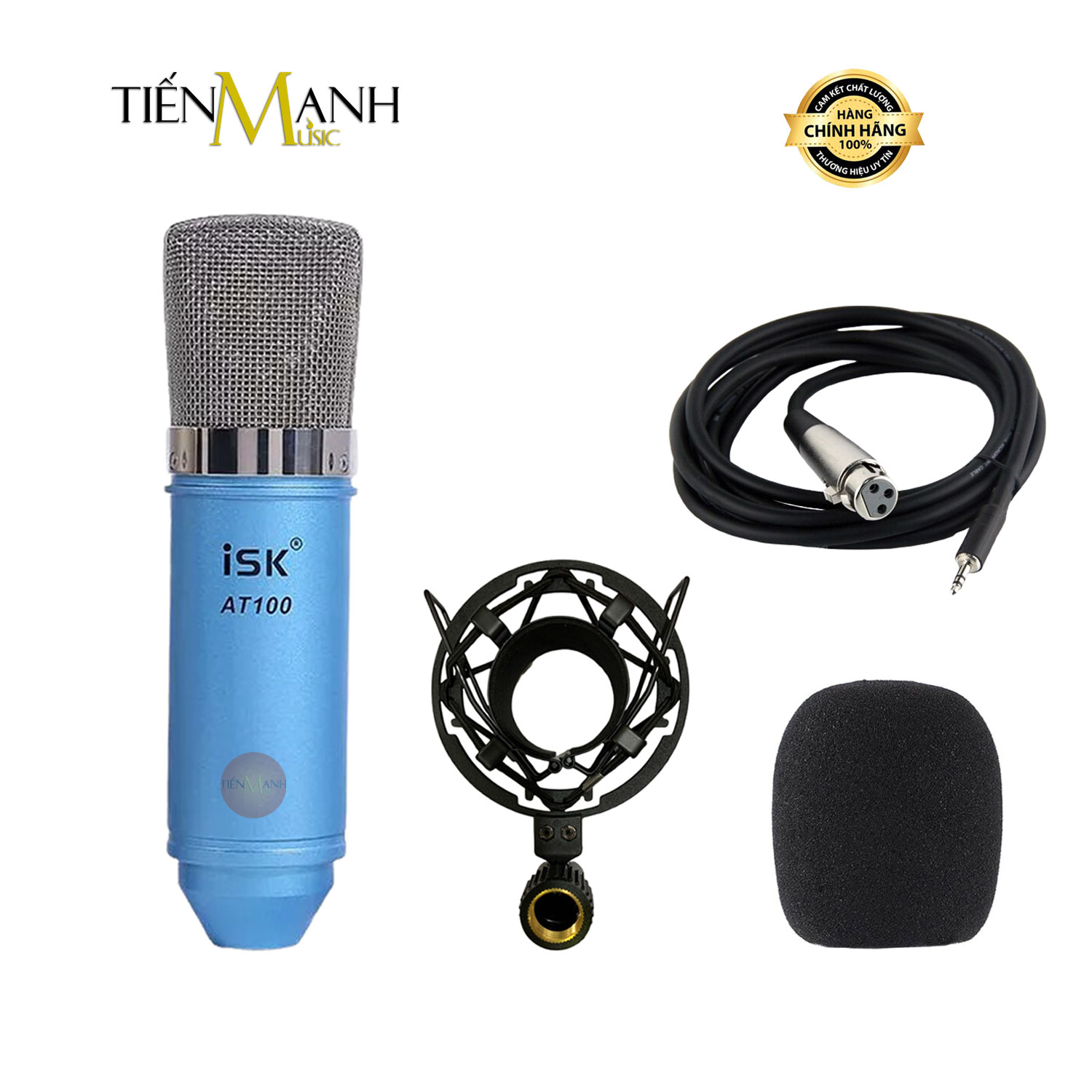 [Chính Hãng] Micro ISK AT100 Mic Thu Âm Condenser Livestream Phòng Thu Studio Microphone Live Stream