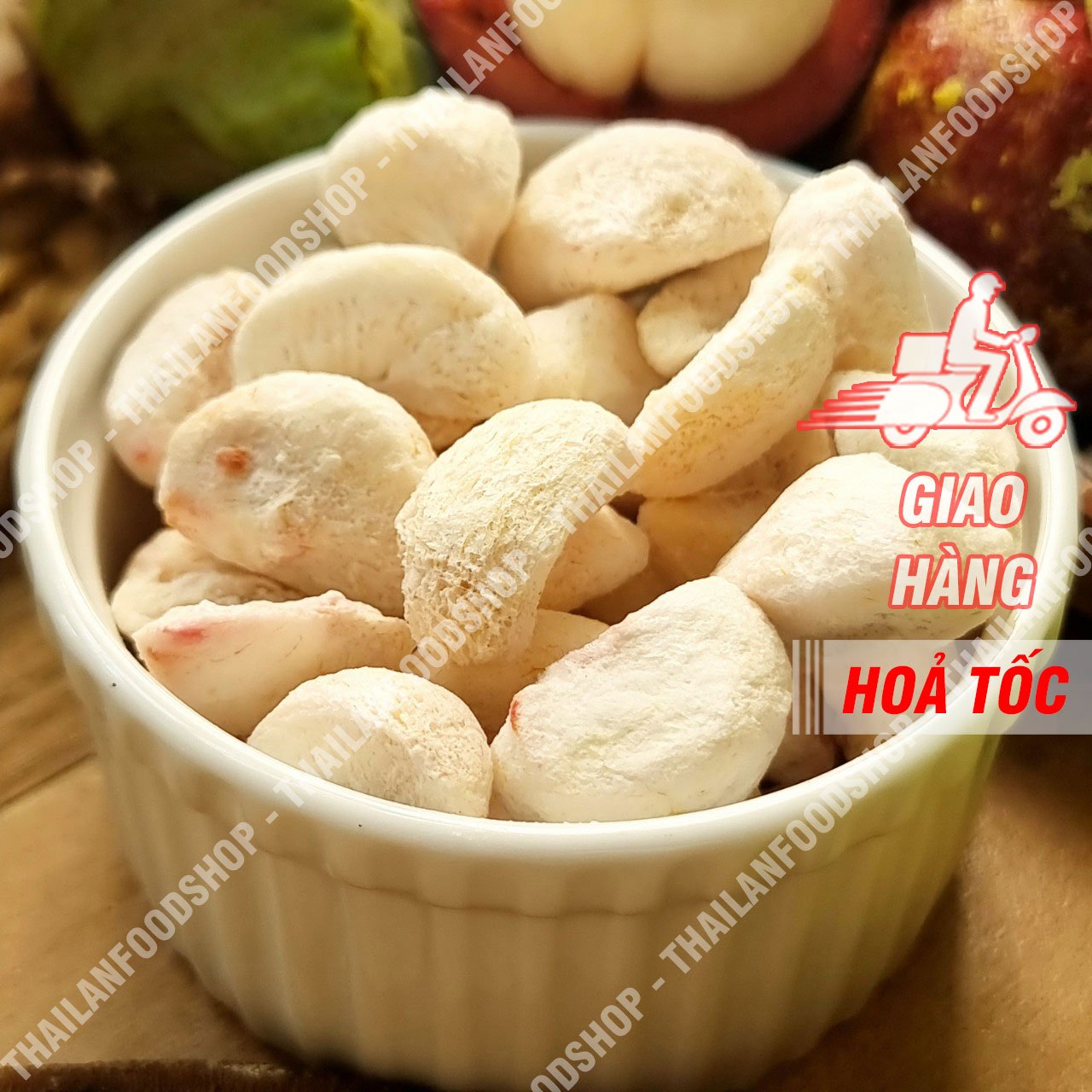Măng Cụt Sấy Lạnh ( Sấy Giòn) Túi 6 Gói Nhỏ