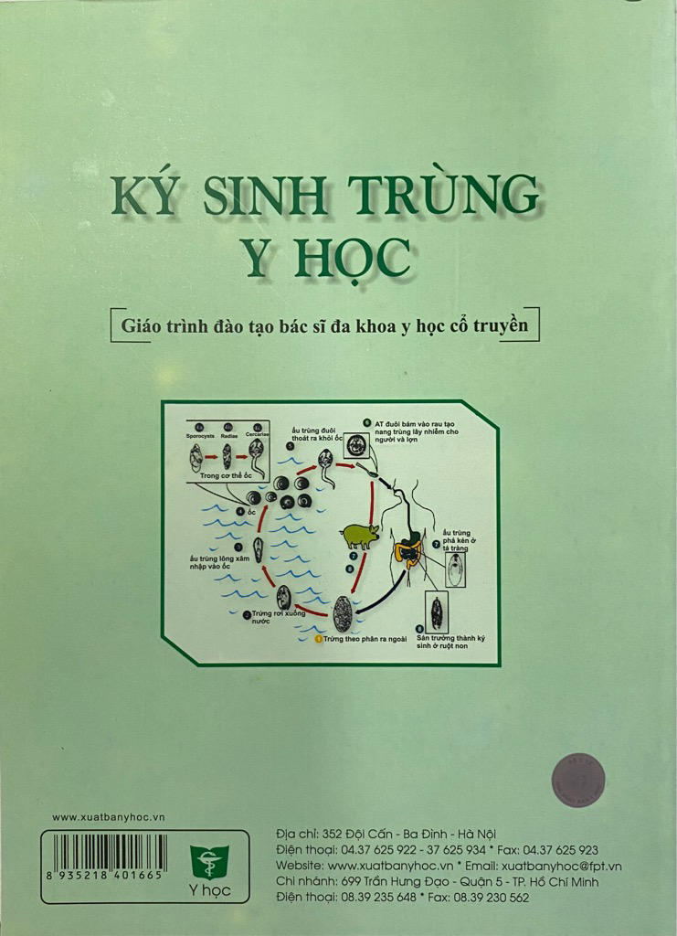 Sách - Ký sinh trùng y học (GT ĐTBSĐK YHCT)