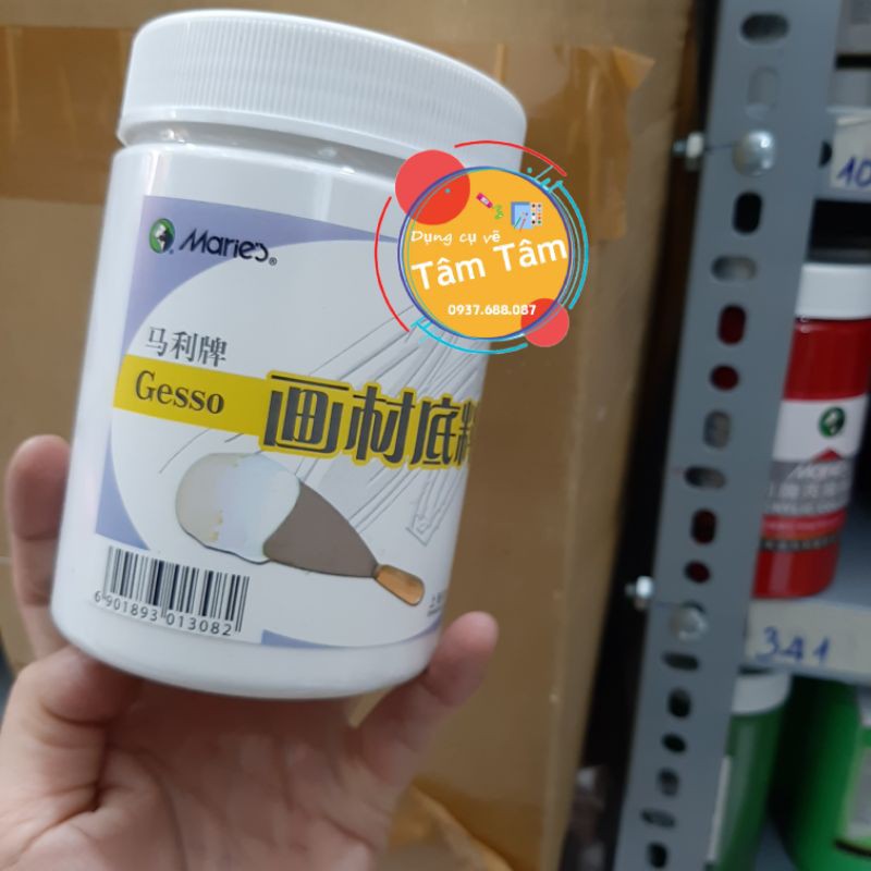 Hồ toan Gesso, Gesso Mairies 500ml-Dụng cụ vẽ Tâm Tâm