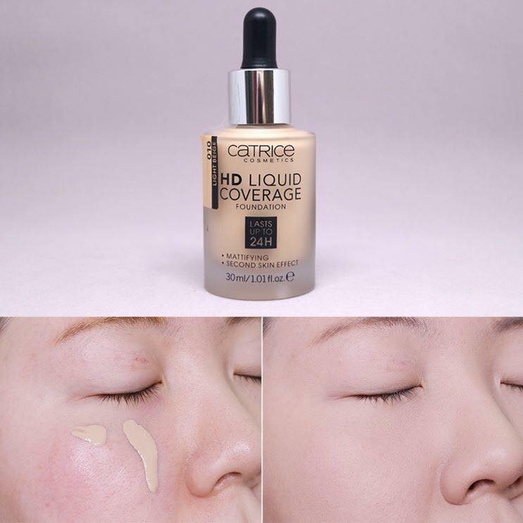 Kem nền Catrice 24H HD Liquid Coverage Foundation