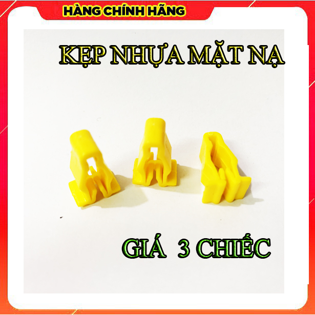 CHỐT KẸP NHỰA VÀNG GẮN MẶT NẠ XE MÁY ( SH , SH MODE , LEAD, VISION ( GIÁ  3 CHIẾC)