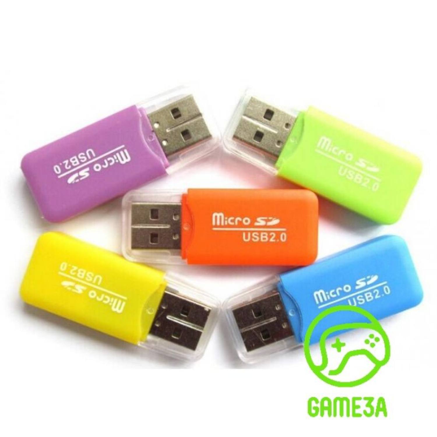 USB đầu đọc thẻ nhớ micro SD TF giá rẻ màu ngẫu nhiên