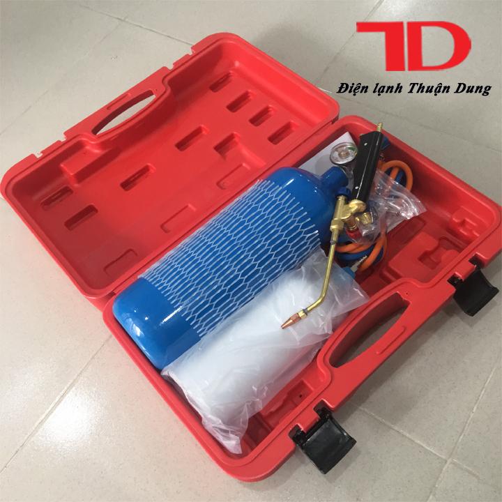 Bộ Hàn Hơi (Hàn Gió Đá) Mini Màu Đỏ (Bình không chứa khí) - Điện lạnh Thuận Dung