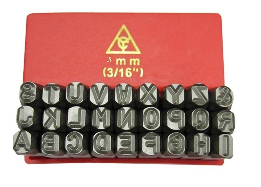 Bộ đóng CHỮ 3mm - Xuôi