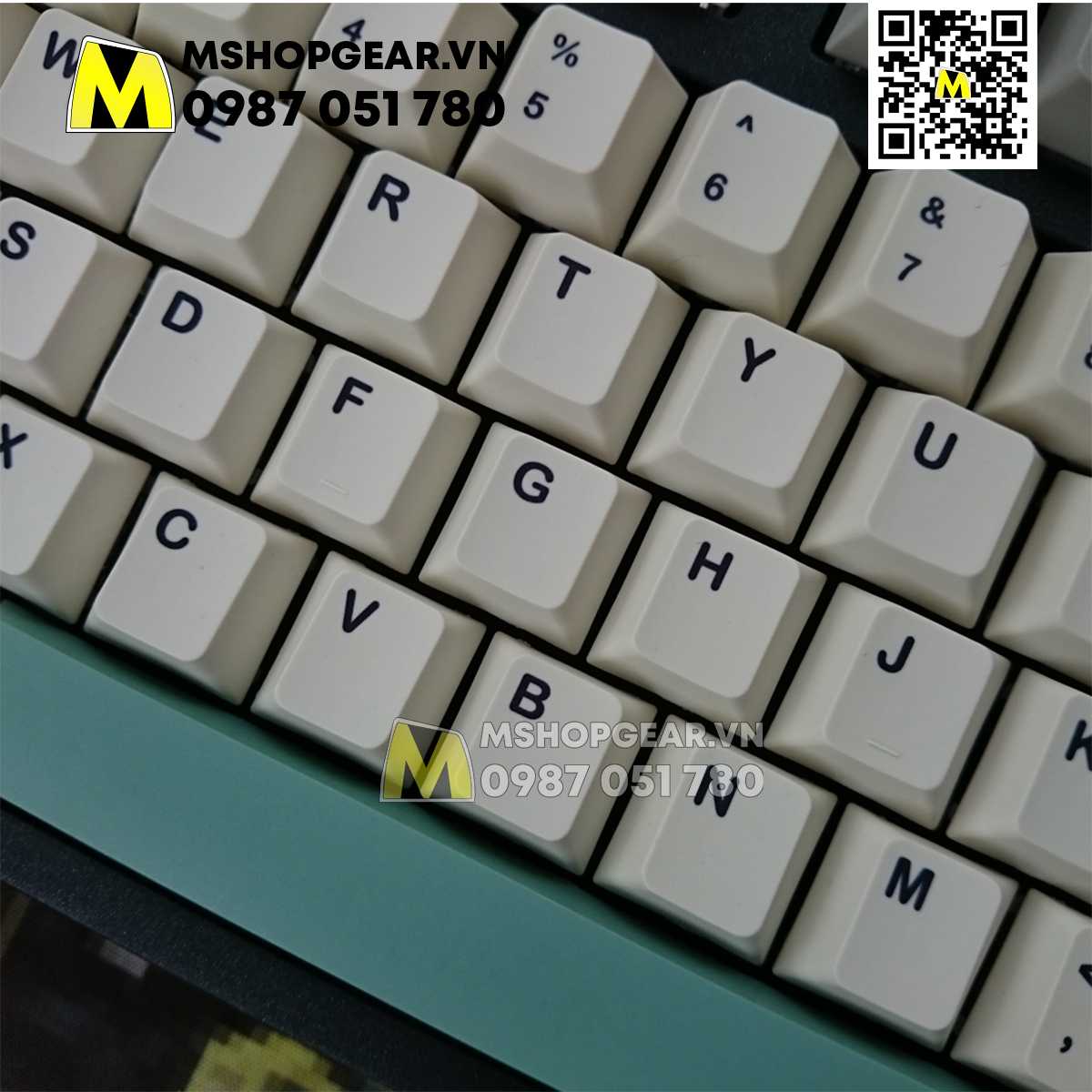 Keycap 9009 clone thick pbt cherry profile dye-sub 125 keys