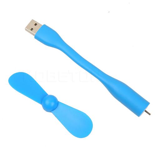 Quạt mini 2 cánh dùng nguồn USB(giao màu ngẫu nhiên)