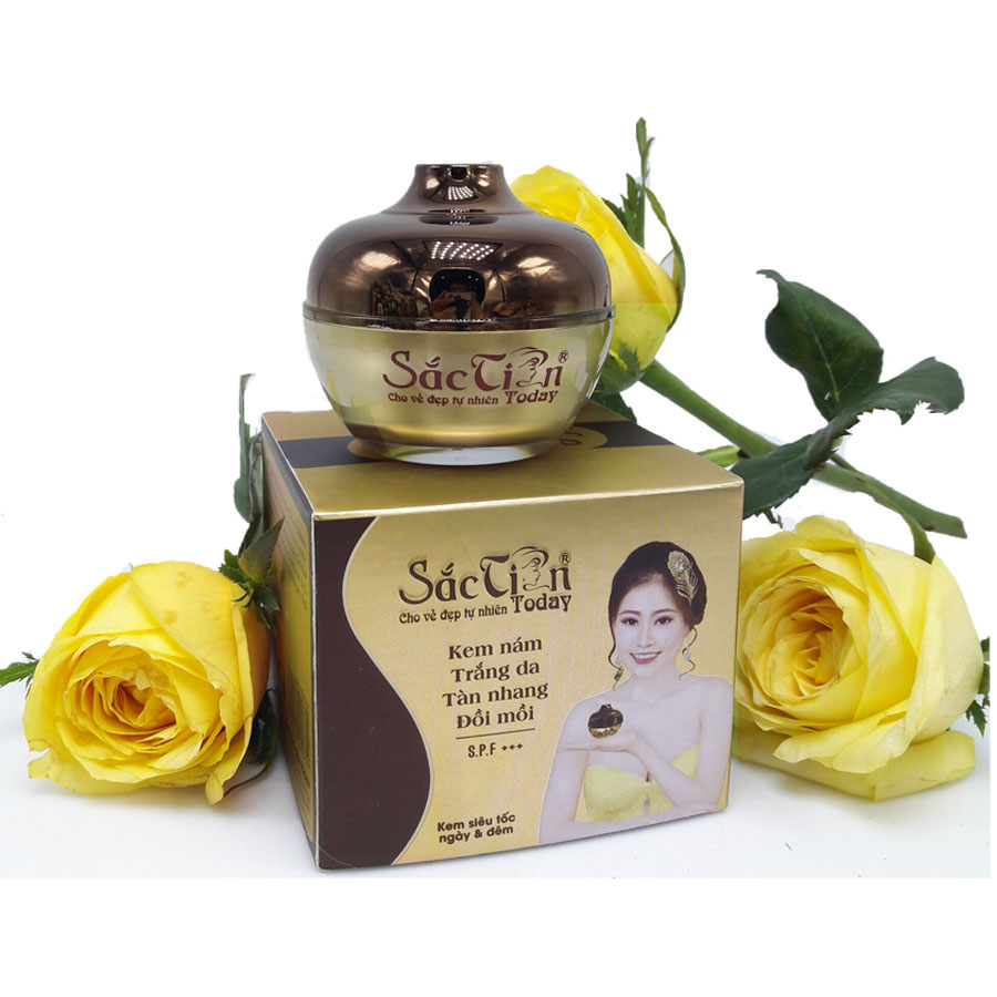 Kem nám trắng da nám tàn nhang đồi mồi sắc tiên 18g