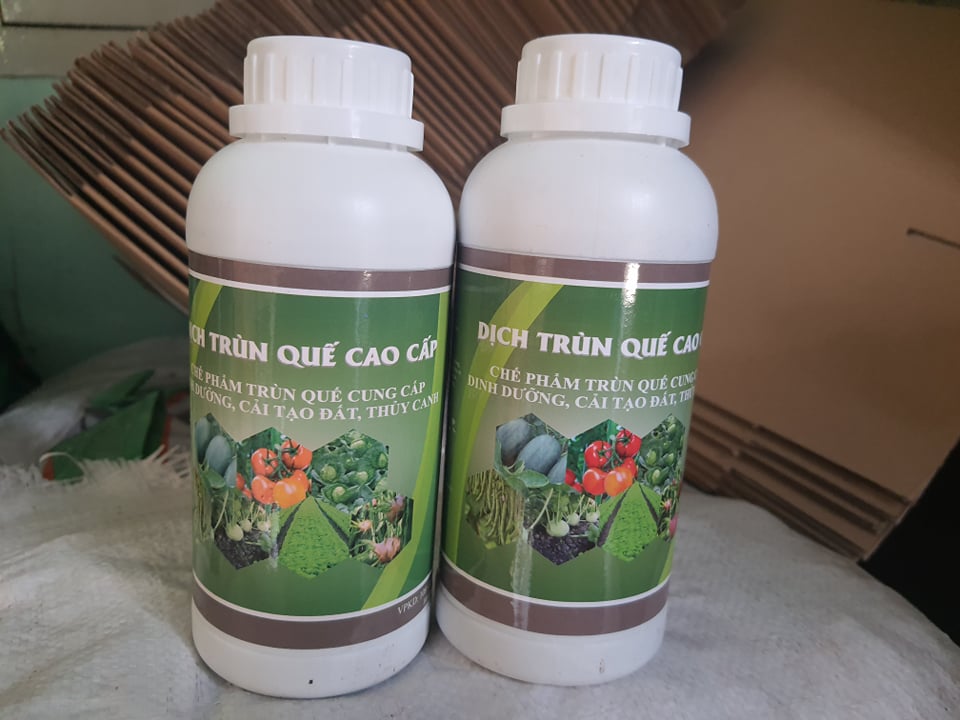 PHÂN BÓN HỮU CƠ CAO CẤP DỊCH TRÙN QUẾ HIRYO - 500ml