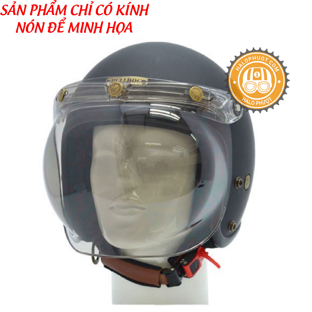 Kính Bubble Bulldog Chính Hãng (gắn nón 3/4)
