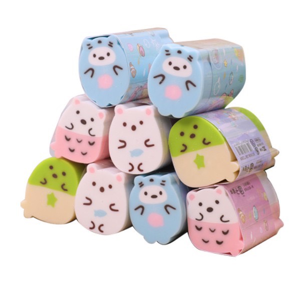 Gôm Molang xinh/Hộp gôm phép tính 12 cục