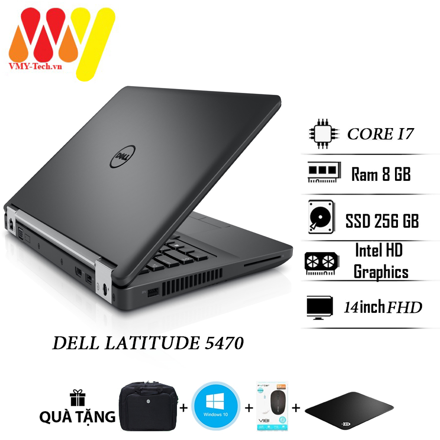 Dell latitude 5470, e5470 laptop, core i5, i7, 14 fhd screen, 8gb ram, 256gb ssd hard drive, cheap laptop with 99% surfing, genuine office laptop