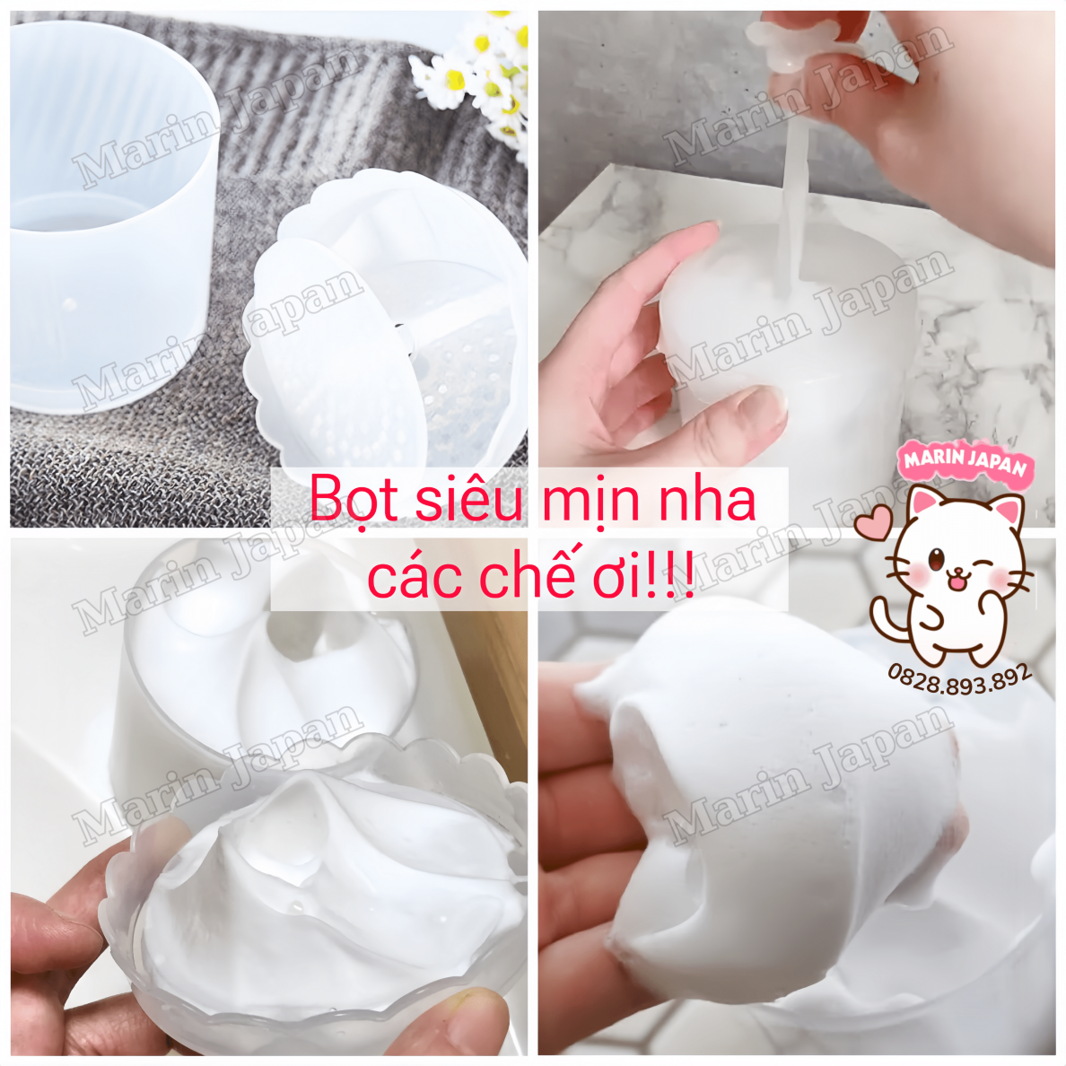 Cốc Tạo Bọt Sữa Rửa Mặt Daiso Nhật Bản