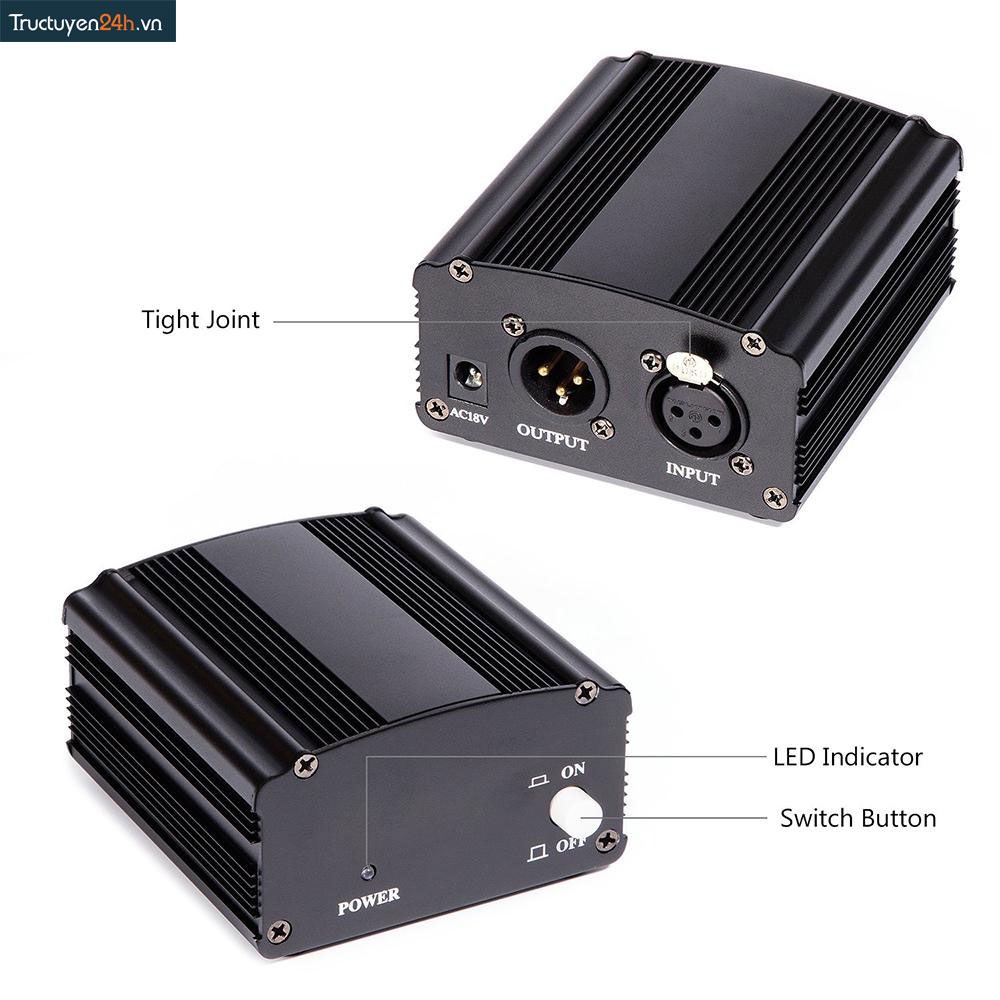 Nguồn phantom 48V dùng cho bộ livestream