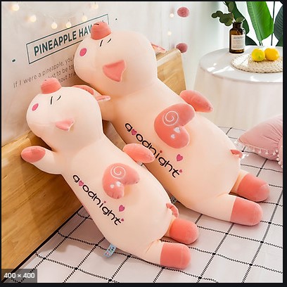 GẤU BÔNG HEO GOODNIGHT SIÊU CƯNG SIZE 50CM