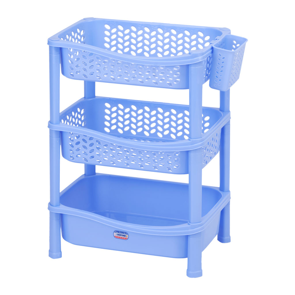 Kệ chén nhựa duy tân Trung 3 Tầng (44.5 x 31.5 x 61.5 cm - 1 NGĂN NGUYÊN)