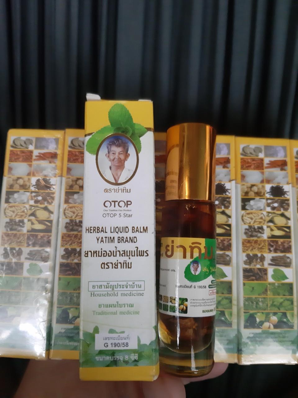 Dầu lăn 25 vị thảo dược OTOP Thái Lan