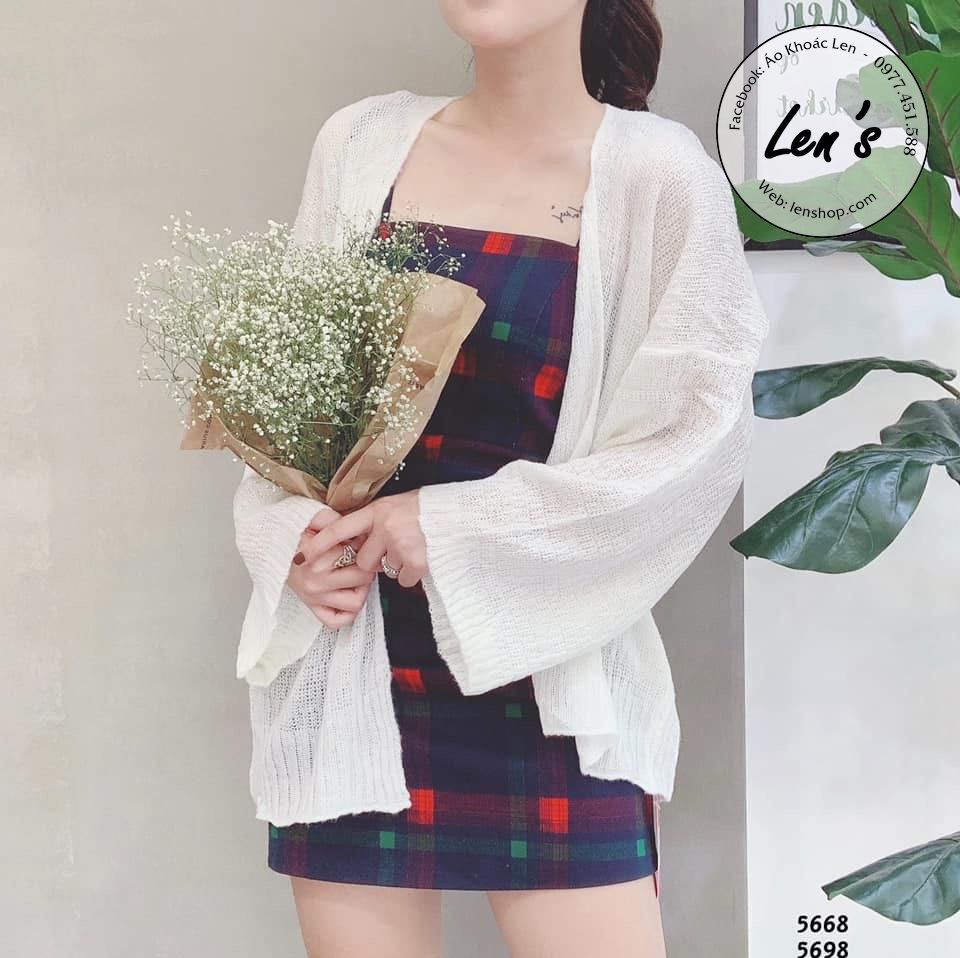 ÁO KHOÁC CARDIGAN MỎNG TAY RỘNG