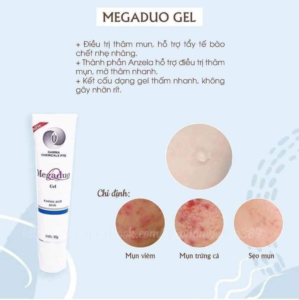 Gel TRỊ Mụn Trứng Cá Megaduo 15g