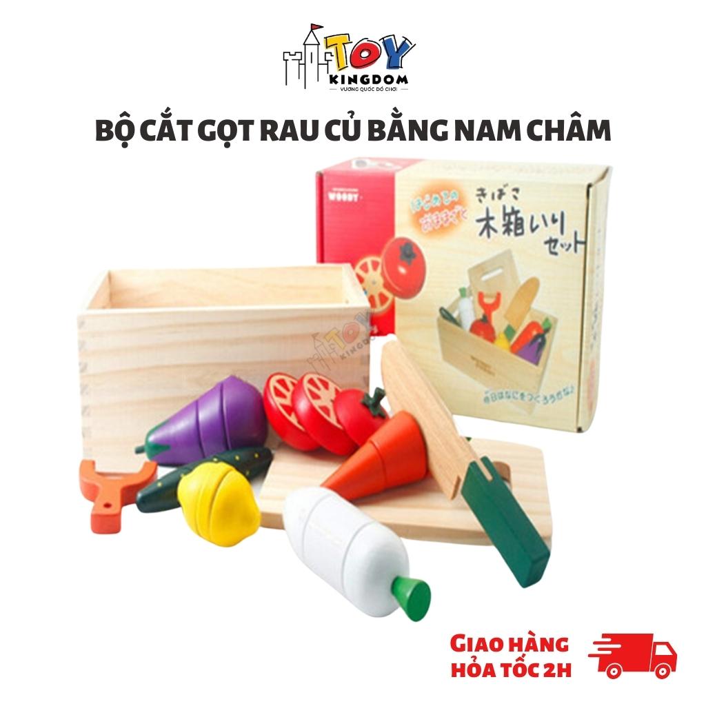 Đồ Chơi Cắt Hoa Quả Nam Châm Bằng Gỗ