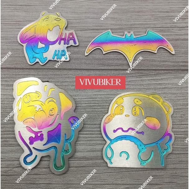 TEM STICKER LOGO TITAN GR5 BULLDOG BATMAN (GÍA 1 TEM)