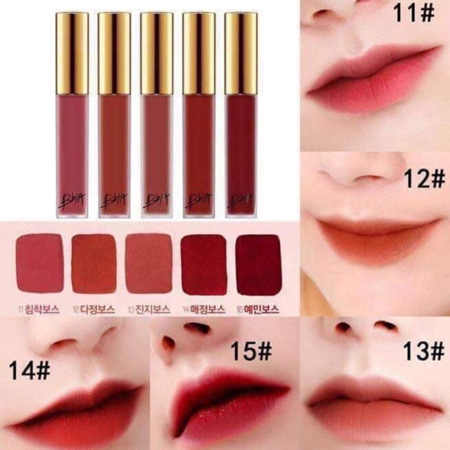 Son kem Bbia last velvet lip tint